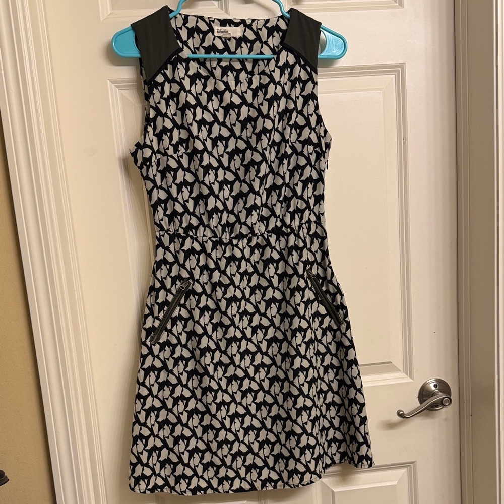 Stylish Black and White Dress